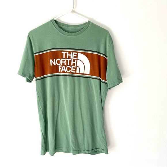The North Face Mens Green Graphic Print T-shirt size small - Picture 1 of 5